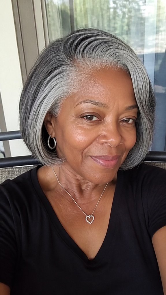 lace front chin length bob