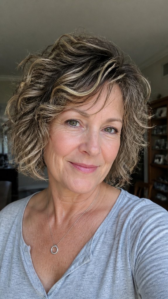 layered lob with soft spirals