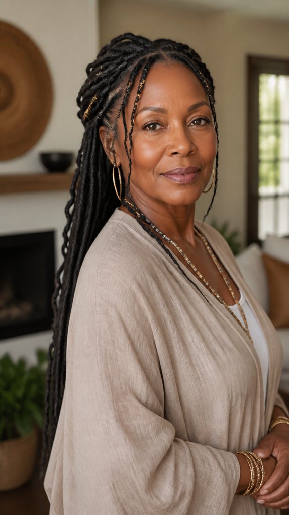 lightweight romantic goddess locs