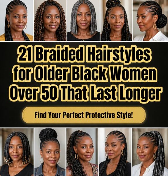 long lasting braided styles over50