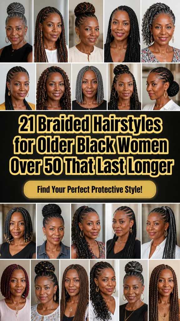 long lasting braided styles over50