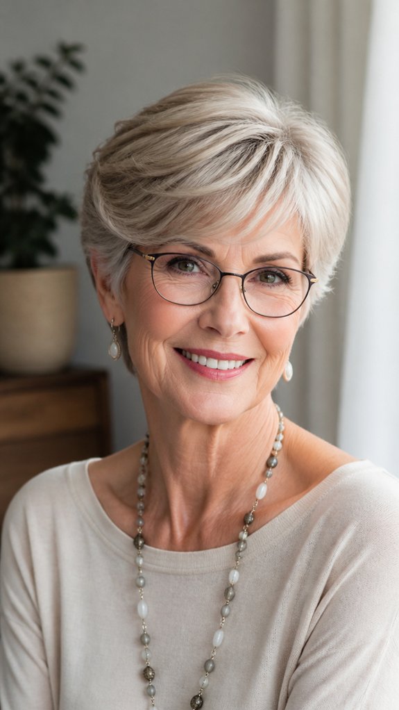 long pixie with bangs