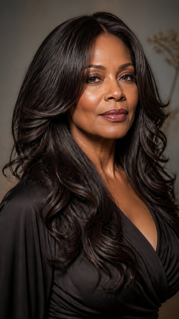 long subtle chin length layers