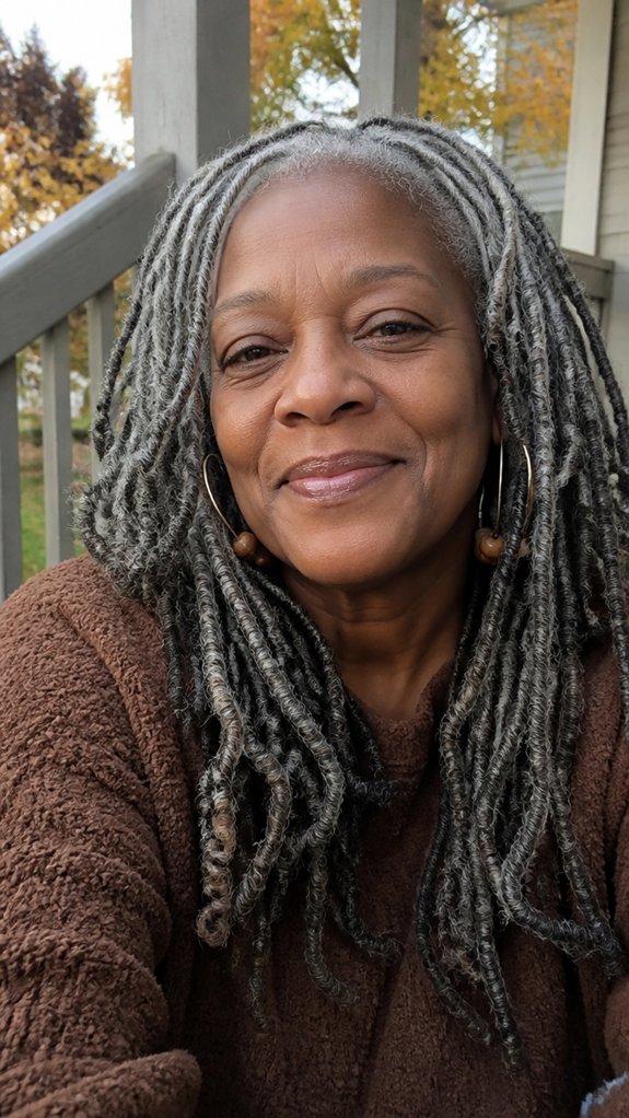 low maintenance gray twists