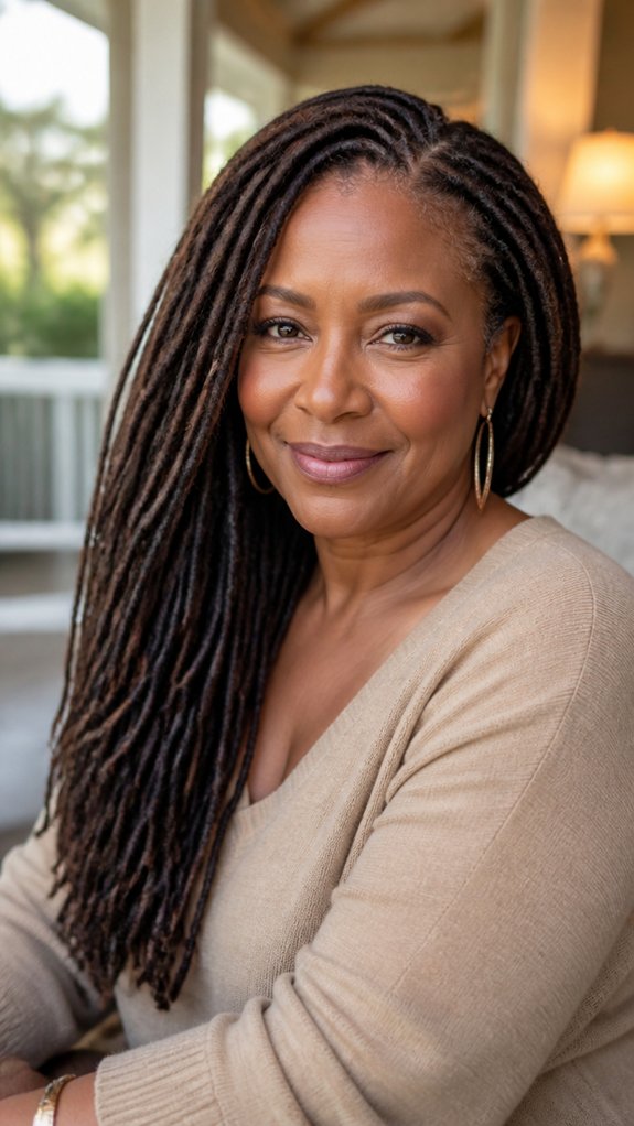 low maintenance protective faux locs