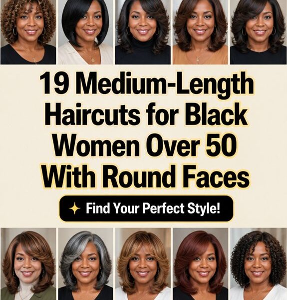medium length hairstyles for seniors