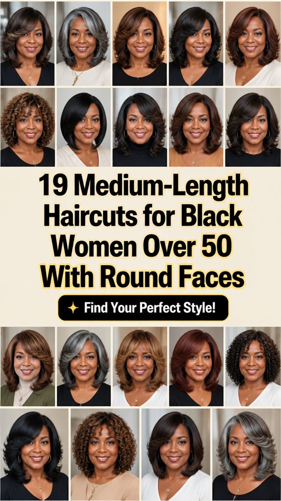 medium length hairstyles for seniors