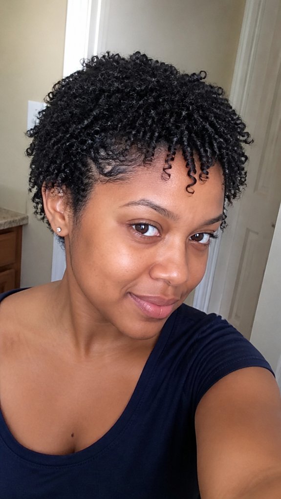 micro twists define neat curls