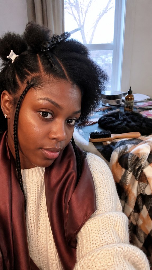 moisturize detangle exfoliate braid