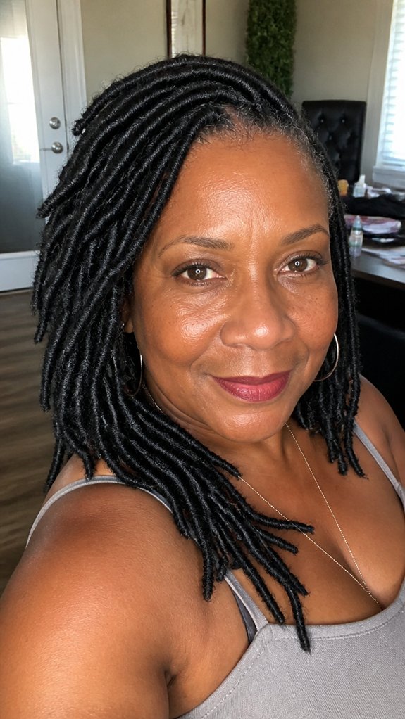 neat long lasting faux locs