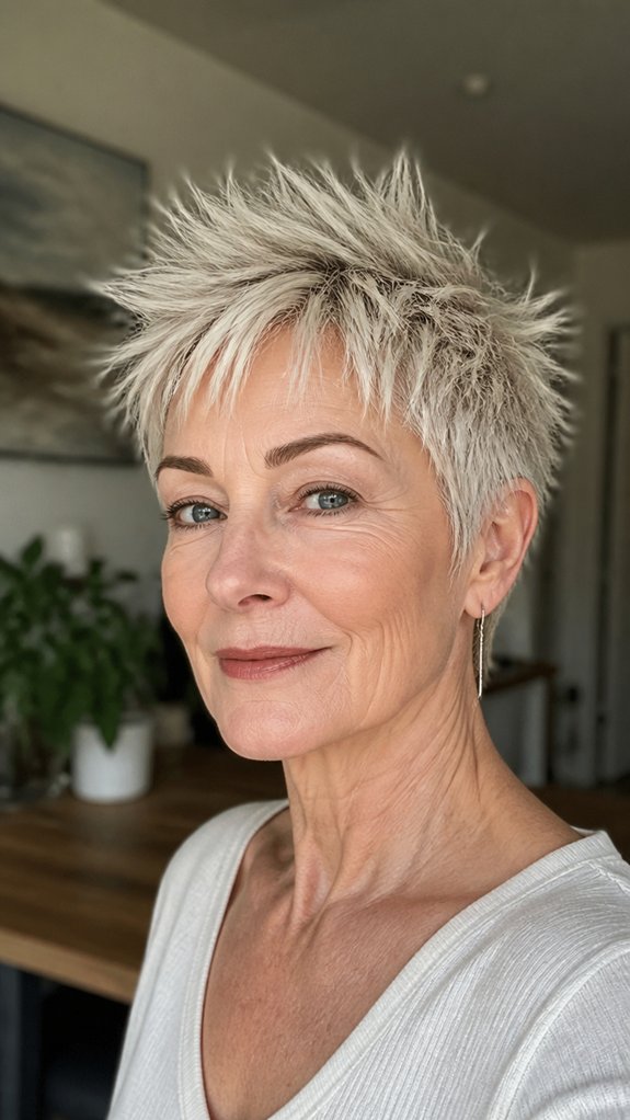 playful textured youthful bedhead spike