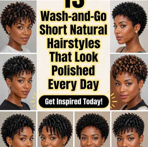 polished everyday short wash and go