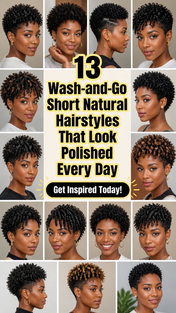 polished everyday short wash and go