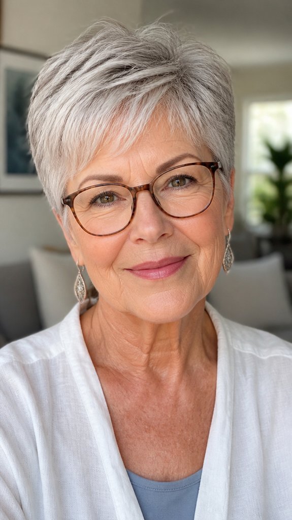 quick low maintenance pixie hairstyle