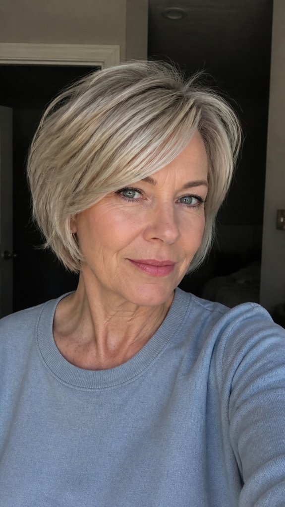 quick volumizing short haircut routine