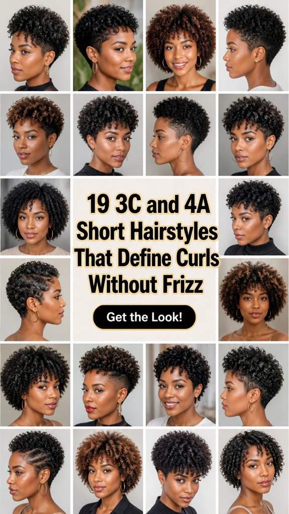 short frizz free curly cuts