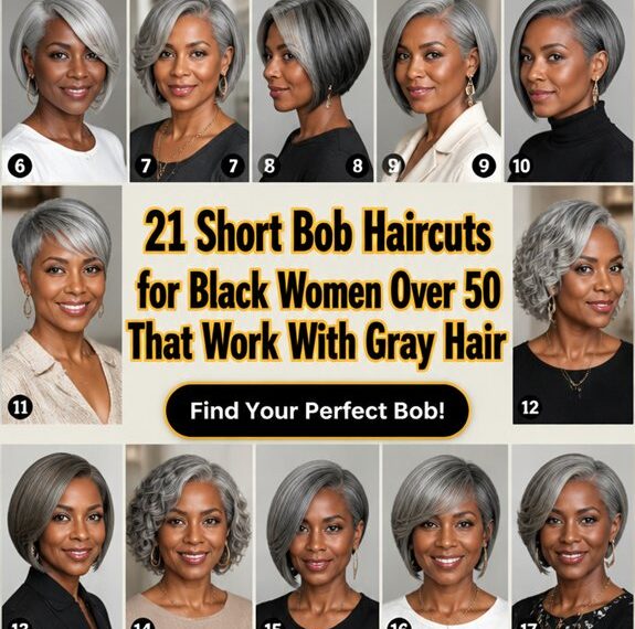 short gray bob ideas