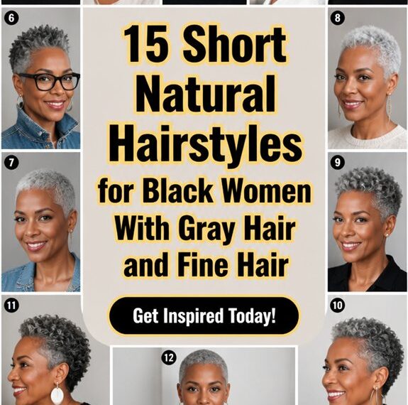 short gray fine hairstyles