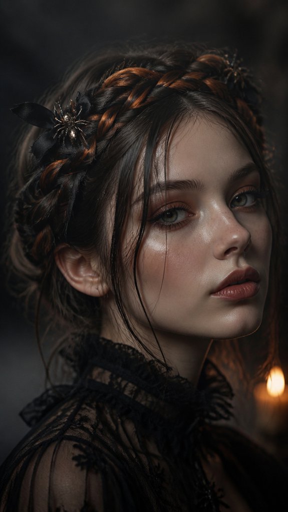 short haunted halo braid