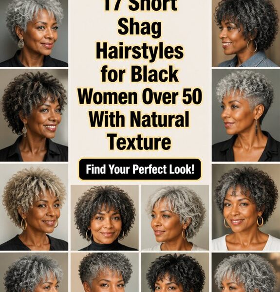 short natural shag hairstyles