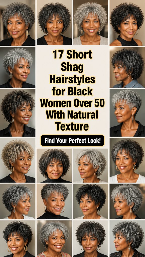 short natural shag hairstyles