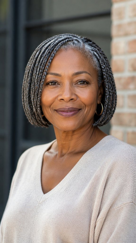 short protective low maintenance braids