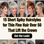 short spiky crown lifting styles