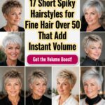short spiky volumizing hairstyles over 50