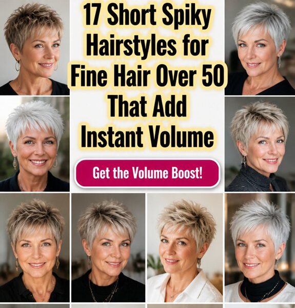 short spiky volumizing hairstyles over 50