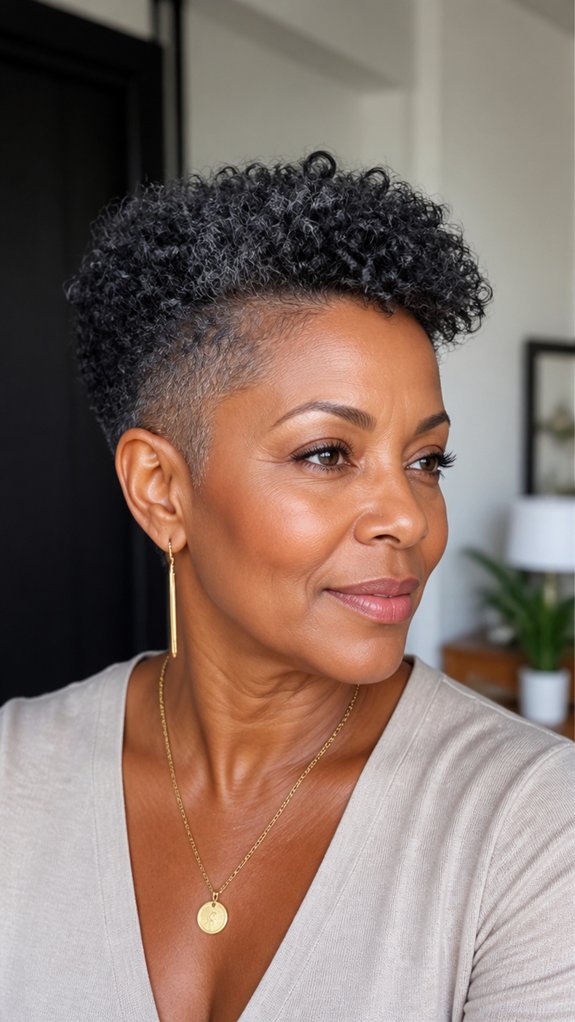 short tapered wash and go