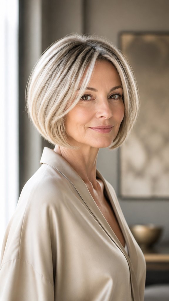 slight a line bob volumizer