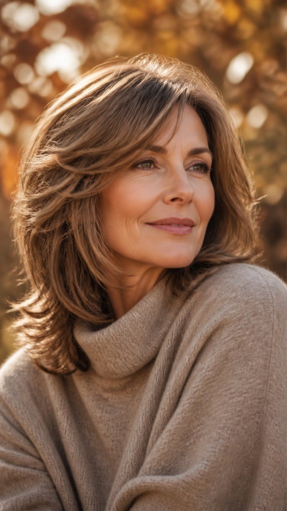 soft face framing layered style
