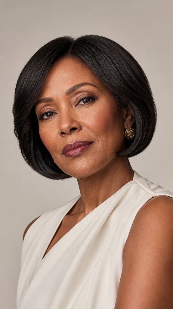 soft face framing lifted bob