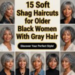 soft gray shag styles