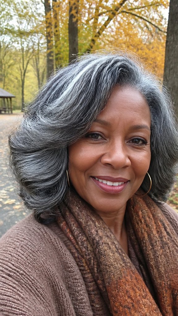 soft smoky layered gray styles