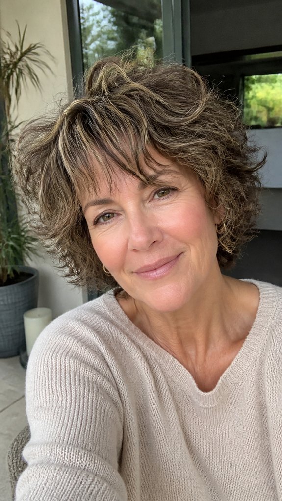 soft textured eye framing bangs