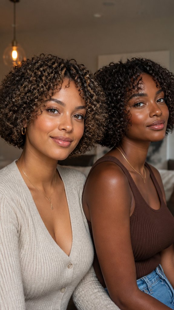 structured bob for curls