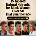 tapered natural haircuts slimming faces