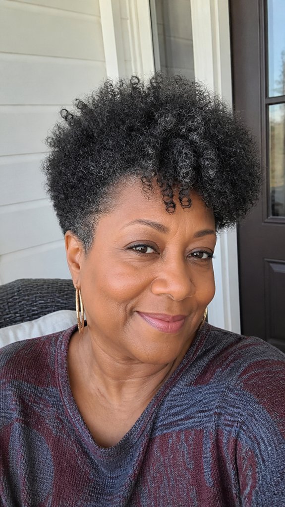 tapered neckline layered crown textured ends