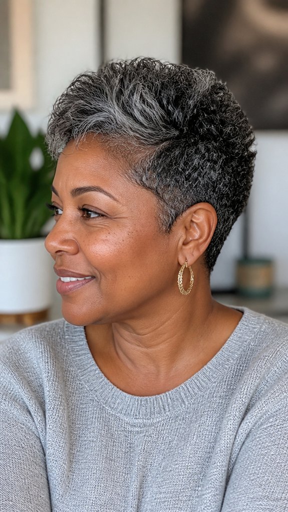 tapered pixie lightweight styling