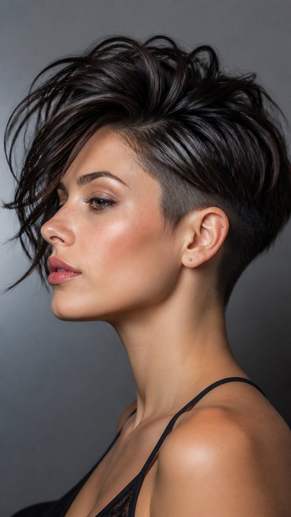 textured messy voluminous bob