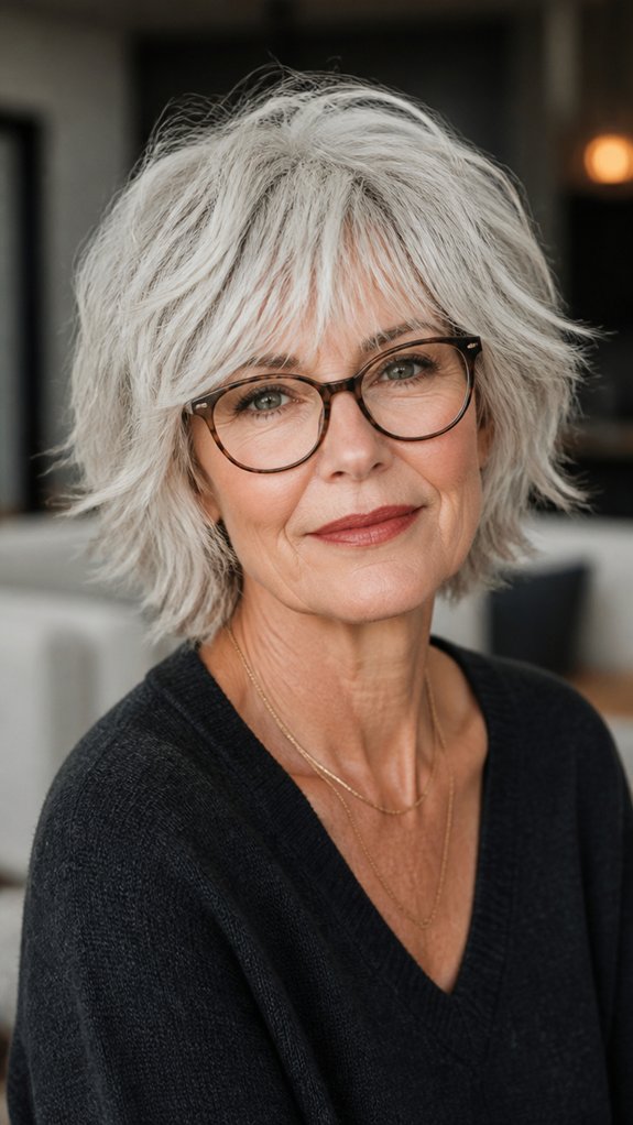 textured shag with fringe