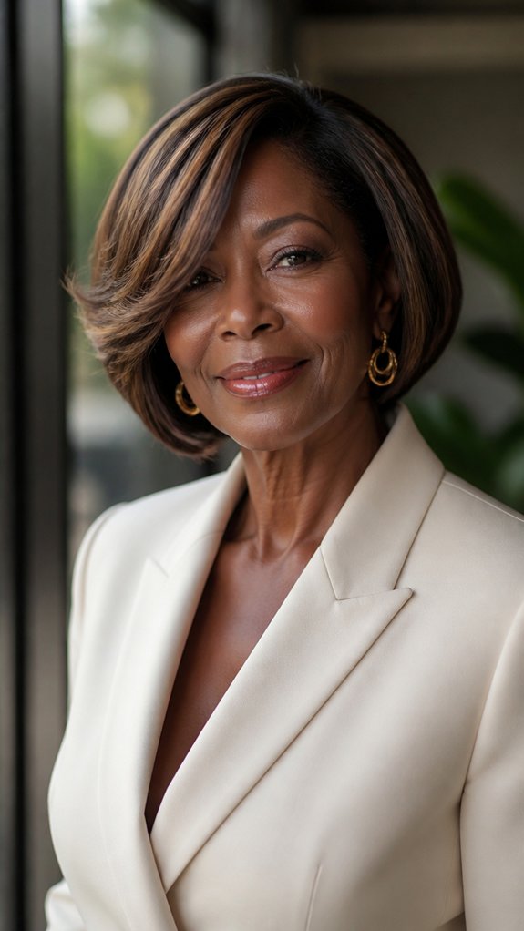 timeless low maintenance textured bob