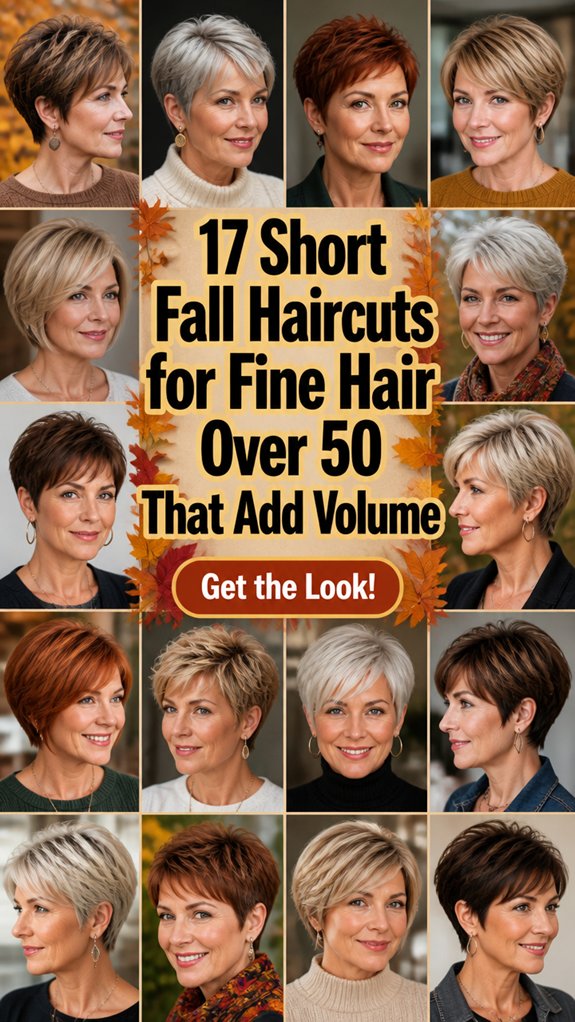 volumizing short fall haircuts
