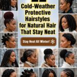 winter protective natural hairstyles
