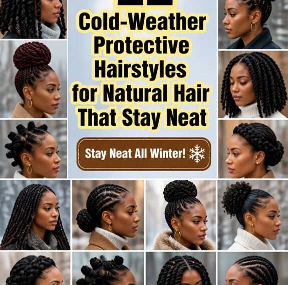 winter protective natural hairstyles