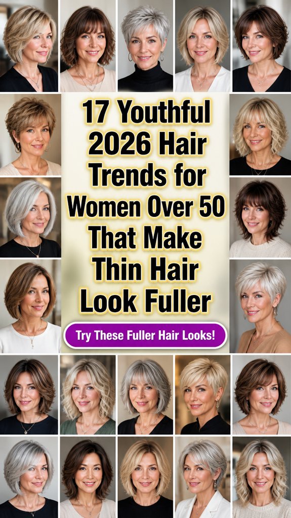 youthful hairstyles for thin hair
