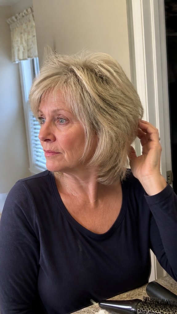 blow dry with root lift