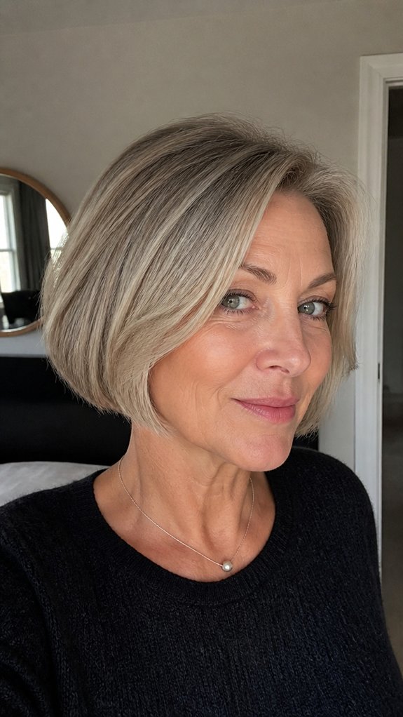 blunt vs textured bob volume