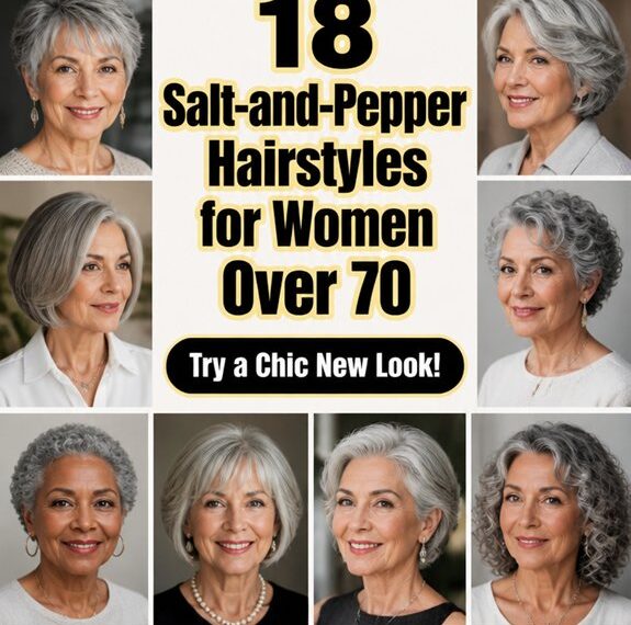 chic salt and pepper styles